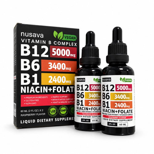 Vitamin B complex, Sabor Raspberry.