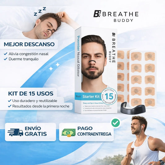¿Amaneces cansado/a y te cuesta respirar por la nariz? Duerme mejor con AIRA™ Dilatador Nasal • 👉 Pídelo Ahora – Envío GRATIS por tiempo limitado